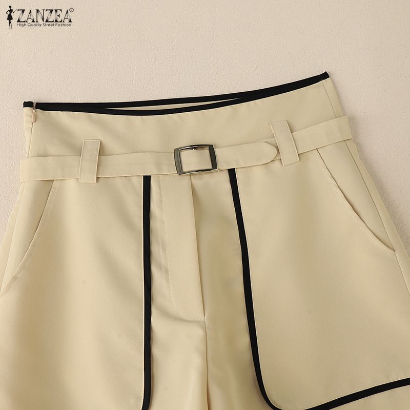 Casual Summer Women Zanzea Loose Patchwork Short Pants