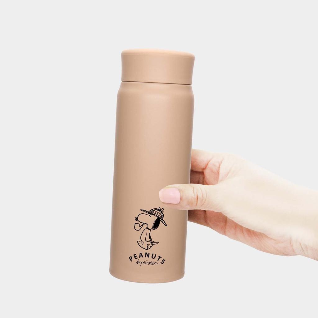 Бутылка из нержавеющей стали Onishi Ken Seihan PEANUTS БЕЖЕВАЯ Размер Прибл.. 6.7 H19.4 PD-2913