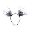 Смешной Хэллоуин Обруч для волос Темная бабочка Фестиваль Аксессуары для волос Вечеринка