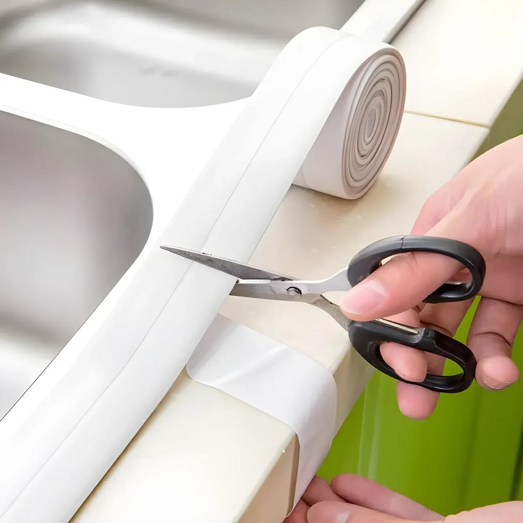 Водонепроницаемые уплотнительные ленты ПВХ самоклеящаяся наклейка на стену для ванной душевой ванны уплотнительная герметизирующая лента кухонная раковина защита от плесени