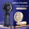 Portable Handheld Personal Rechargeable Fan LED Digital Display 90°Adjustable Rechargeable Fan , 5 Speed Wind Mini Aromatherapy