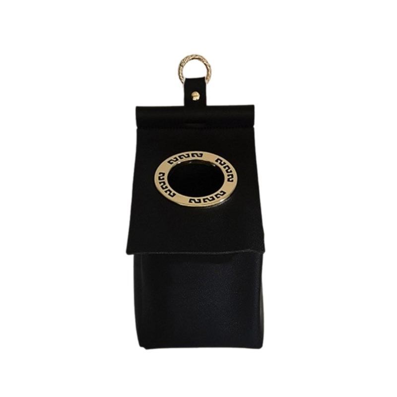 Leather Toilet Tissue Box easy installs Not Damage Wall Hanging Roll Case Paper Towel Holder for Kitchen Bathroom Use