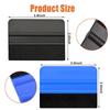 8Pcs/Set Car Film Wrap Squeegee Felt Edge Vinyl Squeegee Tool for Vinyl Application DIY Crafting Window Tint Tools Felt Scraper