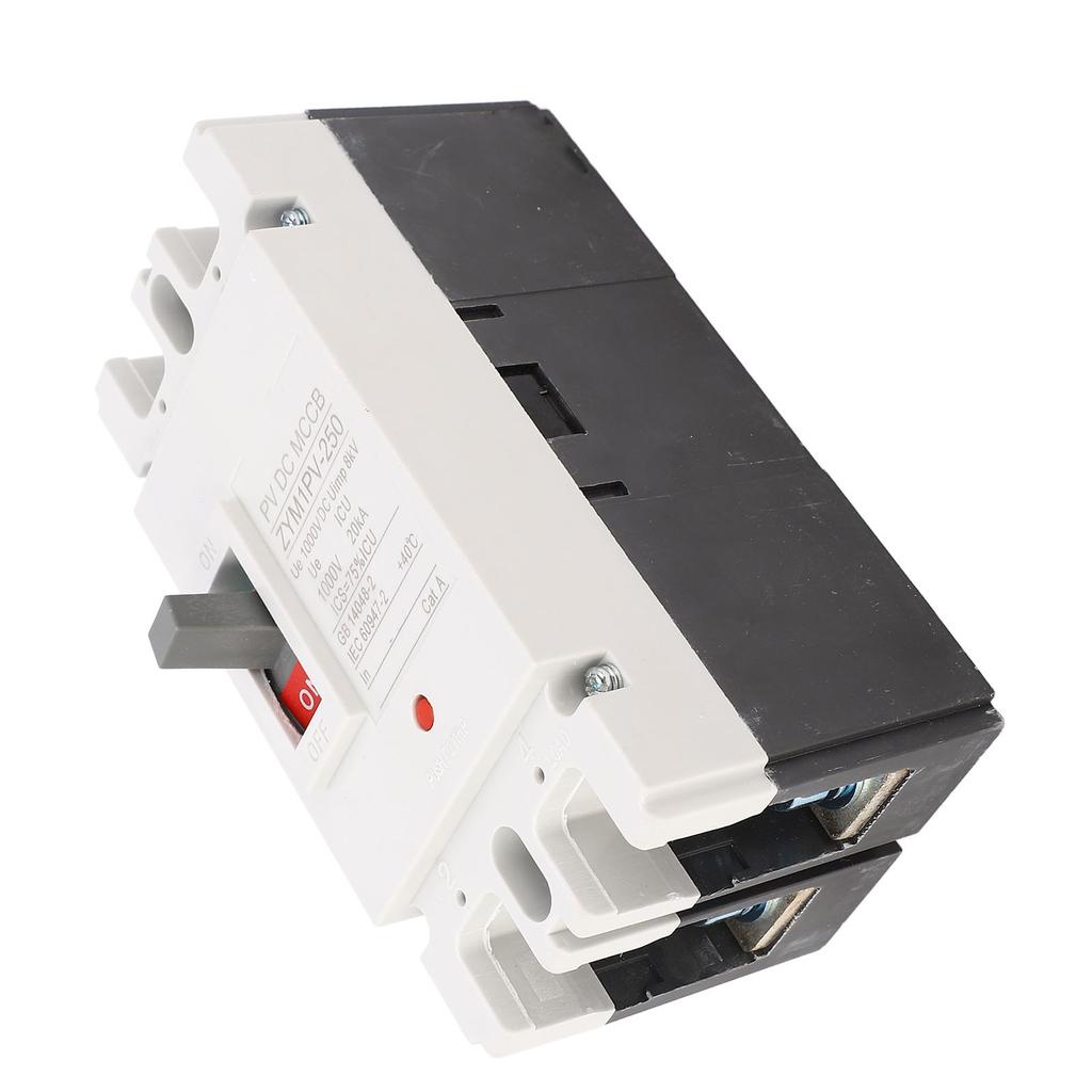 1000 В 2P DC автоматический выключатель Защитный огнестойкий MCCB Защитный выключатель солнечной батареи 180A
