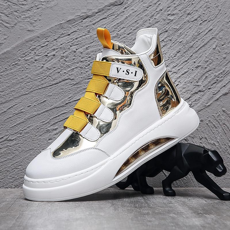 Осенне-зимняя новая мужская обувь с низким верхом на воздушной подушке, молодежная обувь для сноуборда, цвет соответствует корейской версии повседневной обуви Wenzhou Tide