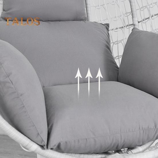 Подушка для кресла-качалки с подголовником, моющаяся, подвесная корзина, замена подушки для сиденья для патио, садового кресла-качалки