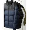 Sports Stand Collar Contrast Color Jacket down Jacket Men's Winter Thickened Fashion Brand Cotton-Padded Coat Outwear Export Men's Cotton Clothes
