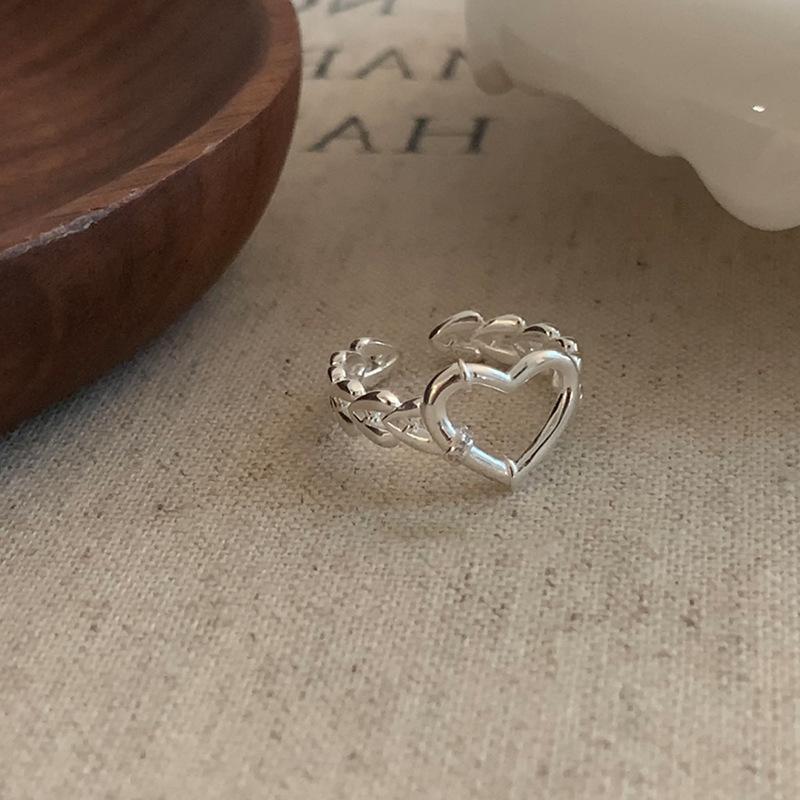 Полое металлическое кольцо Love Open Ring Женский дизайн Sense Sweet And Cute Изысканная индивидуальность Модное универсальное кольцо