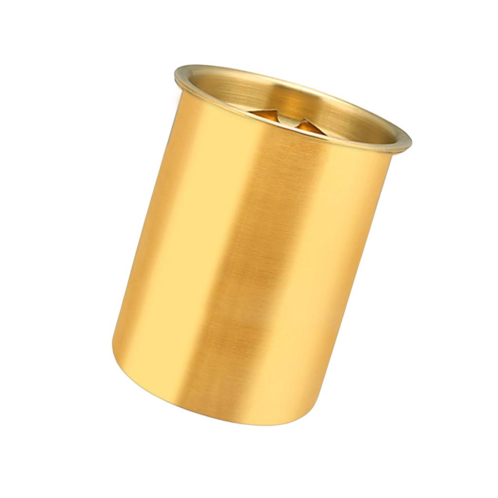 Stainless Steel Ashtray With Lid Windproof Design Creative Funnel Shape For Indoor Outdoor Use