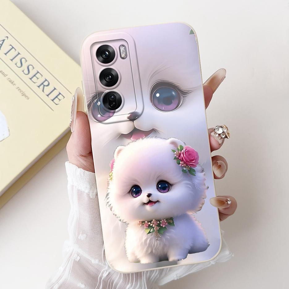 For Oppo Reno 12 Pro Case CPH2629 New Fashion Candy Painted Cover Soft TPU Matte Phone Case For Oppo Reno12 Pro 5G Fundas Bumper