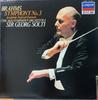LP Record SIR GEORG SOLTI, CHICAGO SYMPHONY O - Brahms: Symphony No. 3, Academic Fe L20C2063 LONDON 1979 Japan Obi Classical Used