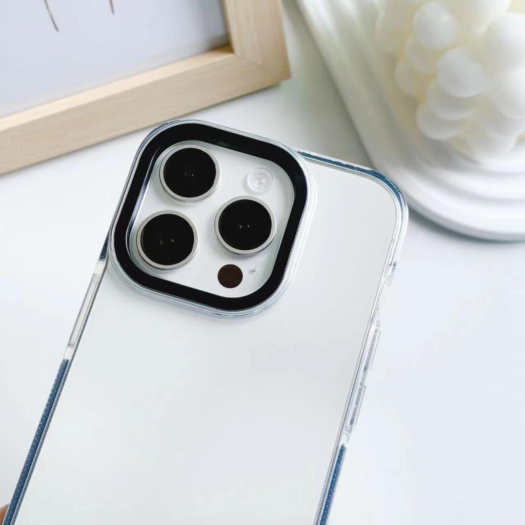 Прозрачный мягкий чехол из ТПУ Подходит для IPhone12promax Защитный чехол 15 Простой Противоударный 16 Apple 14 Мобильный телефон