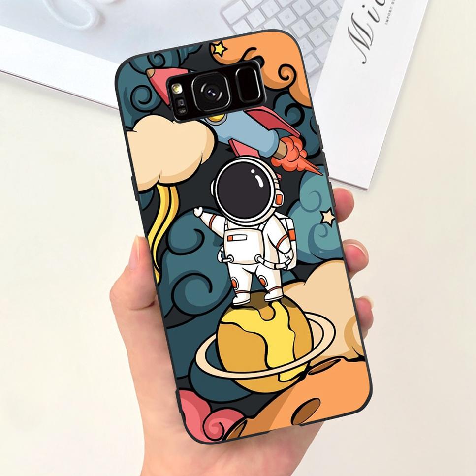 New For Samsung Galaxy S8+ SM-G955F Case Luxury Flower Butterfly Soft Silicone Cover For Samsung S8+ S8Plus S8 Bumper Phone Case