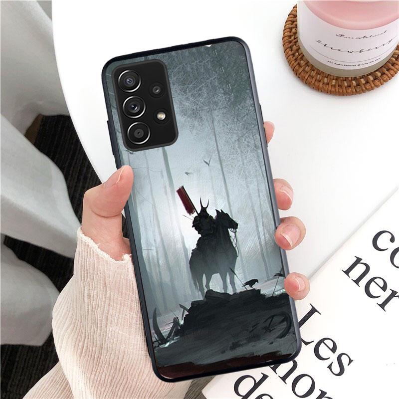 Samurai Oni Mask Phone Case for Samsung Galaxy A13 A22 A12 A32 A71 A11 A21S A33 A52 A72 A51 A50 A70 A31 M31 Funda Coque Case