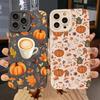 Чехол для телефона "Тыква Осень" для iPhone 17 16 15 14 13 12 11 Pro Max 17 Air 16E XS X XR 7 8 Plus SE Ударопрочный Мягкий Чехол