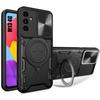 Shockproof Case - Samsung - Galaxy M13 - Black - Ring Stand - Camera Protection