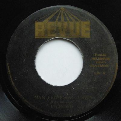 7-дюймовая пластинка IN CROWD Man From New Guinea NONE Revue Records Ямайка Регги Ска Даб Б/У
