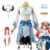 Nilou Sumeru Hydro Female Cosplay Costume Full Set Wig Headwear Dress Nilou Outfits for Comic Cn Anime Cosplay