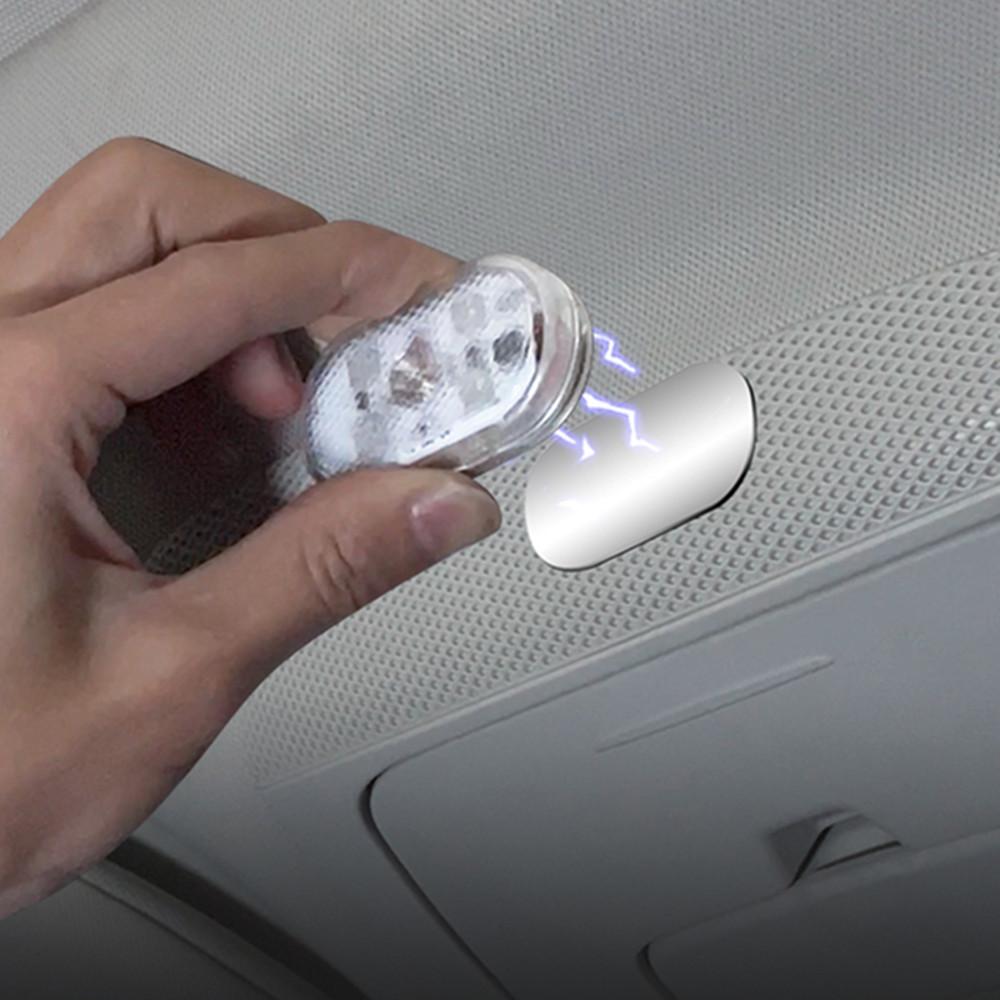 2шт магнитный светильник для внутреннего автомобиля светодиодный потолочный светильник внутреннее сенсорное светодиодное освещение потолочный светильник автомобильные фары для крыши автомобиля внутреннее освещение автомобиля