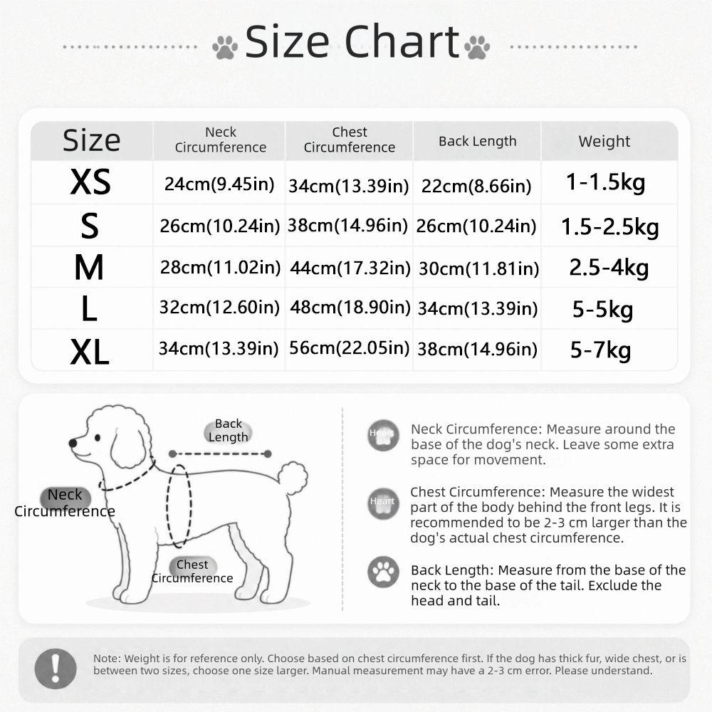 Breathable Liner Dog Down Jacket Windproof Puppy Winter Cotton Coat Dog Clothes Cold Weather