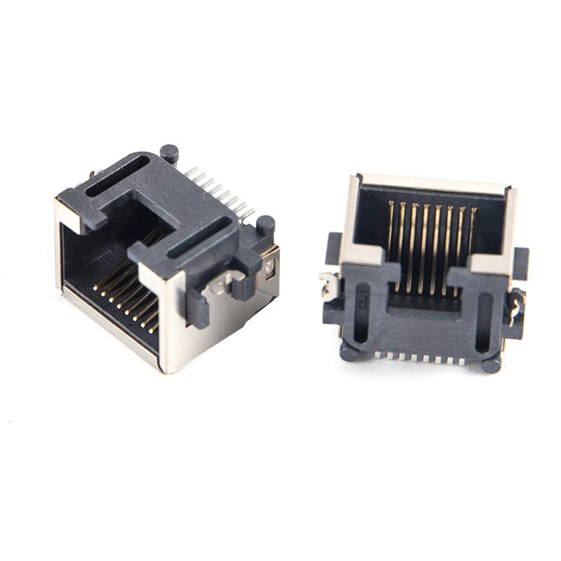 10 шт. Rj45 сетевой Ethernet гнездовой разъем Smt Smd 8P8C гнездовой разъем
