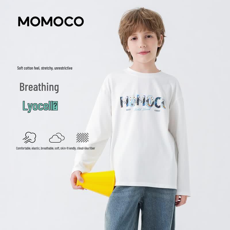Повседневная футболка с длинным рукавом для мальчиков MOMOCO