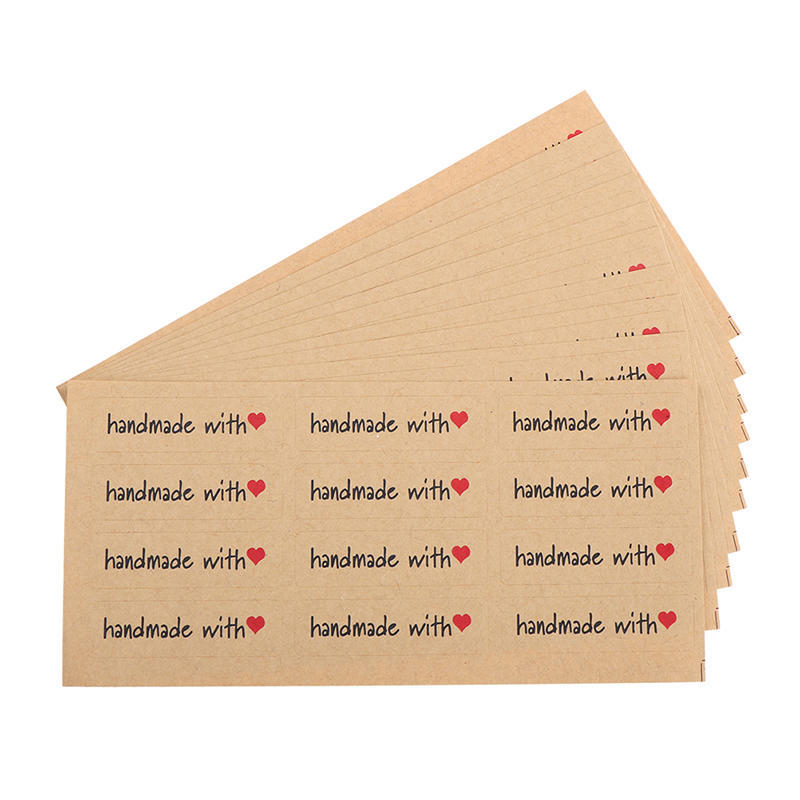 120шт Diy Крафт-герметизирующие наклейки Бумажные ремесла Ручная работа Этикетка Упаковка Наклейка