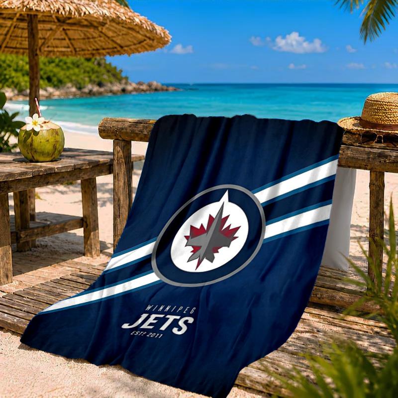 Winnipeg Spirit Beach Towel Microfiber Beach Towel, Lightweight and Quick-Dry, for Summer Travel, Swimming Pool Fan Birthday Gift