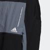 Adidas Куртка Wrd с тканым воротником, свободный крой, двухцветная мужская верхняя одежда, черная GL8673