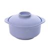 Instant Noodles Bowl Wear-resistant with Lid Wheat Straw Salad Rice Bowl Tableware for Cereal