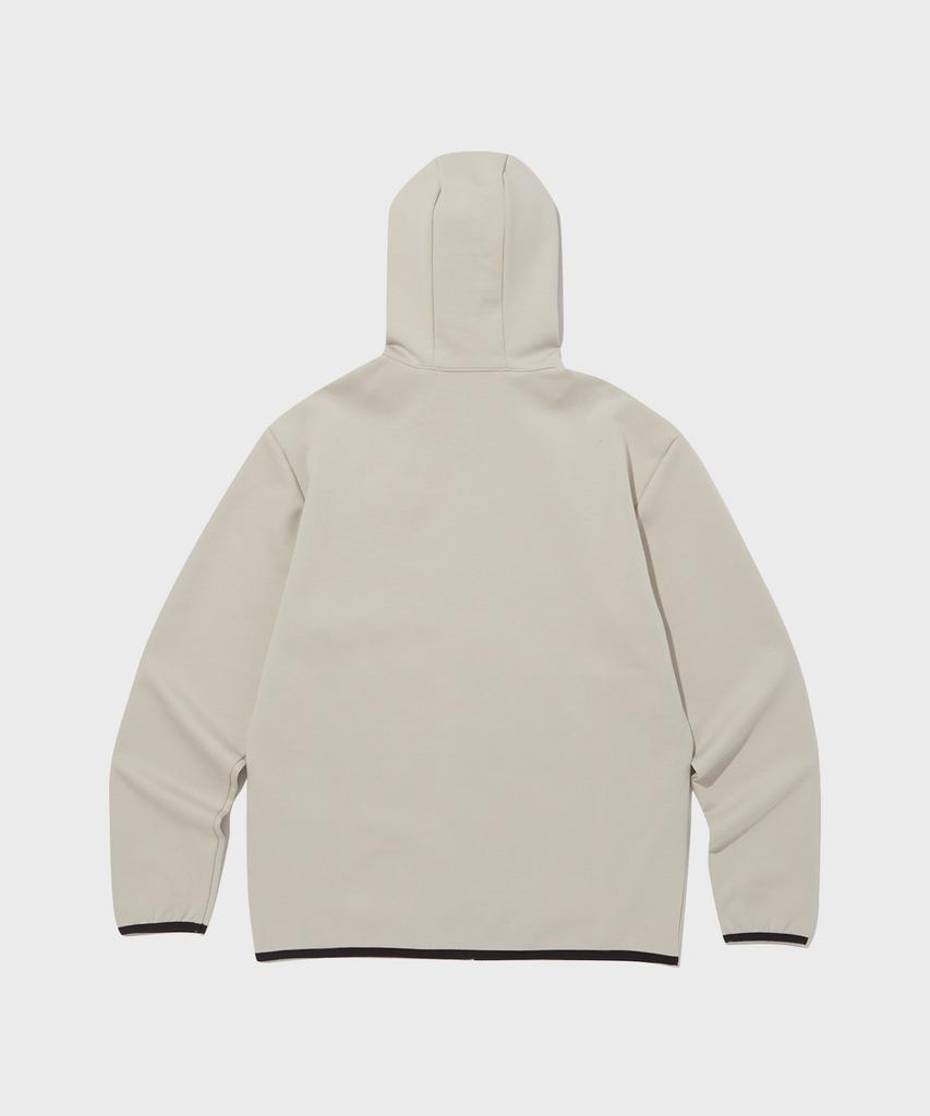 Champion Эластичный Интерлок Худи на молнии Обычный Бежевый