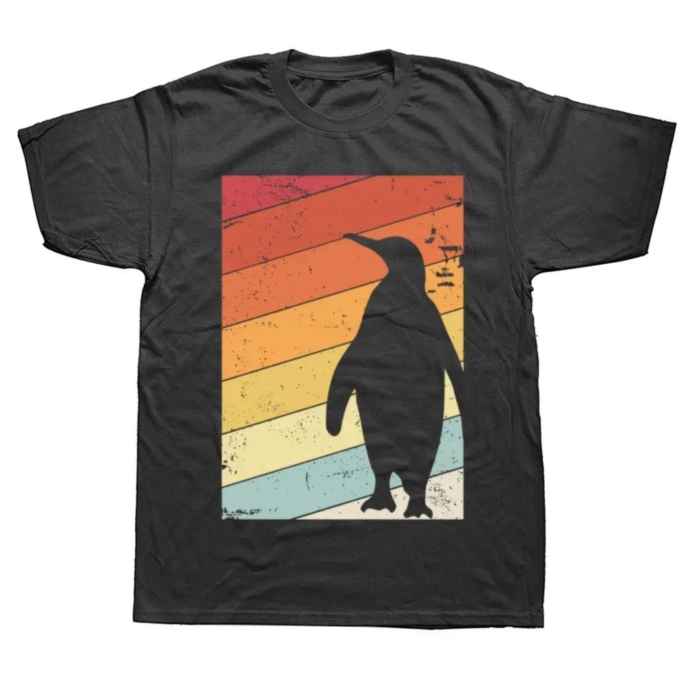 I Did the Math the Answer Is Penguin Funny Penguin Lover Graphics Men's T Shirt Fashion Casual Oversized Short Sleeve T-shirts
