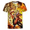 Summer New Japanese Animation Short Sleeve T-shirt 3D Printing T Shirt Men's Clothing Casual Round Neck Women Kids Tees Tops