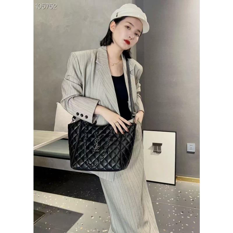 Модная сумка-тоут Lingge большого объема для женщин, новая модная и высококачественная сумка через плечо из натуральной кожи