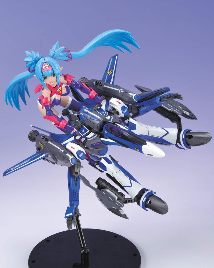 Aoshima Bunka Kyozai VFG Macross Frontier Super Messiah Klan Approximately 155mm Plastic Model Kit (AOSHIMA) VF-25G Klan, Tall, Pre-Colored MC-07