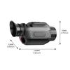 Rechargeable Monocular 4K Digital Infrared Telescope for Hiking and Camping 64MP 28X Zoom