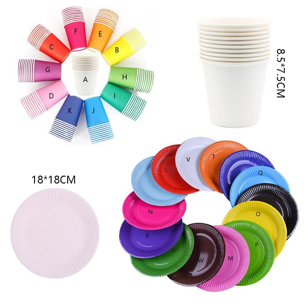 10 шт. Бумажная тарелка для сока Пикник Свадьба Детская Тарелка Декор Посуда Одноразовый Стакан