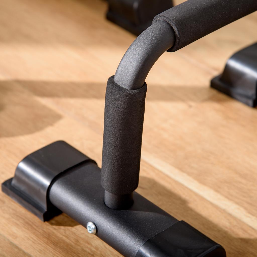 Dip Bars 2-Piece Set Dip Station up to 120 kg Load Capacity Dip Bar Fitness Equipment for Home Parallettes Calisthenics Equipment for Strength