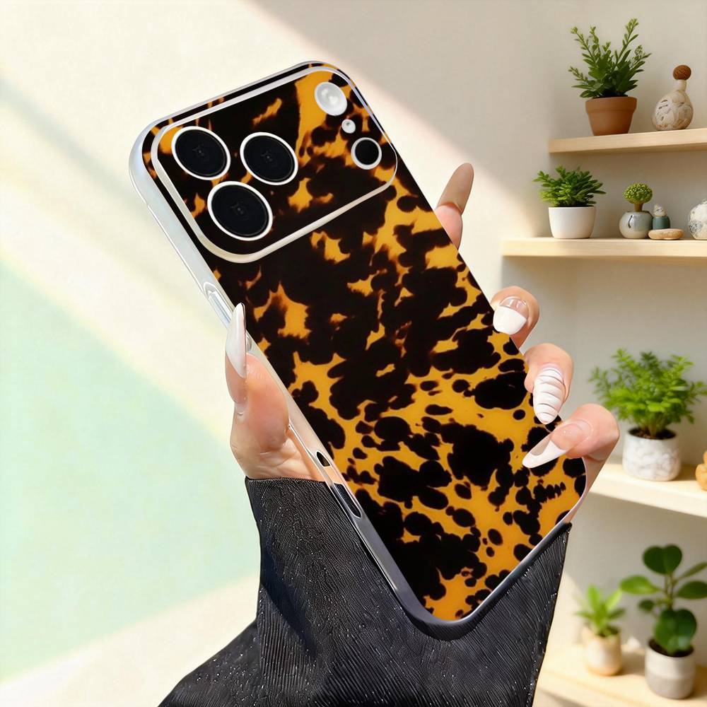 Tortoise Shell Marble Phone Case For iPhone 17,16,15,14,13,12,11,Pro,Max,Plus,Mini,SE4,E For Magsafe Wireless