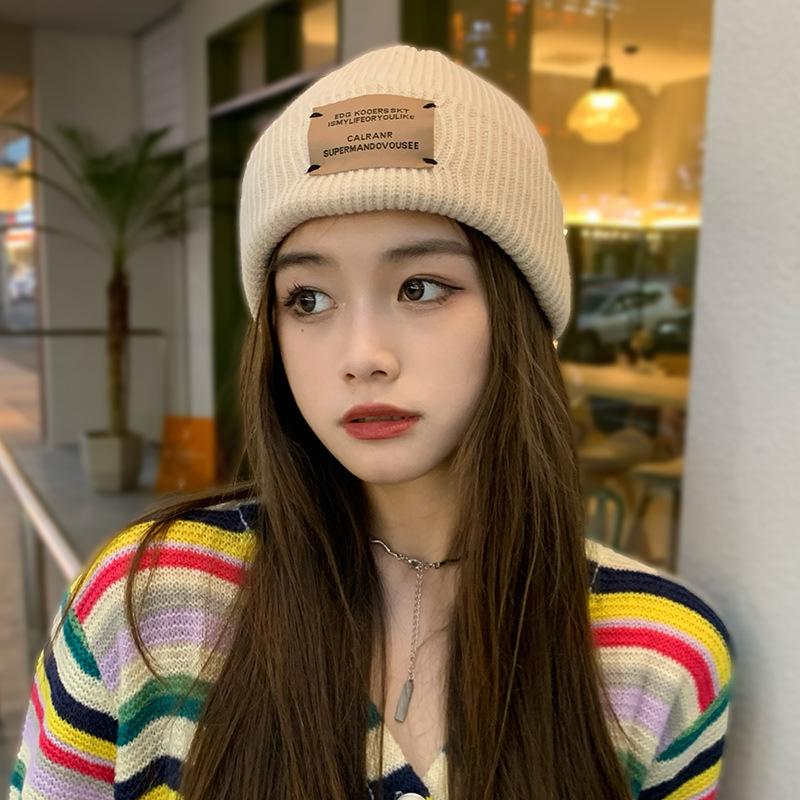 Ear Protection Warm and Cold Proof Knitted Hat  Large Head Circumference  Face Showing Small Wool Blended Japanese Cold Hat for Men