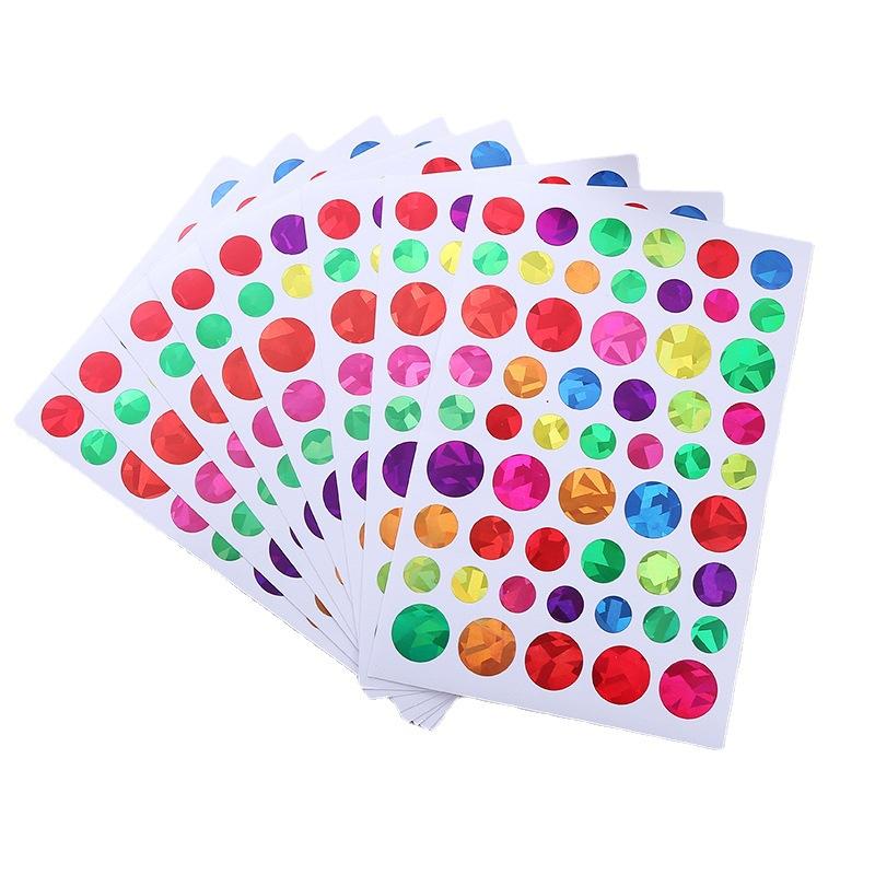 5/10 Sheets Glitter Star Stickers for Kids School Teacher Reward Sticker Cute Gifts Party Decor Business Label Scrapbooking Sticker