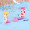 Mermaid Diy Mini Miniature Figurine Garden Dollhouse Decor Micro Landscape