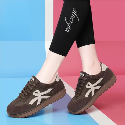 Золотой Кролик 2025 Осень Женские Корейская Мода Папины Кроссовки - Удобные, Толстая Подошва, Повседневный Стиль Форреста Гампа.