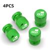 For Toyota ew124Pcs Car Wheel Tire Valve Caps Tyre Stem Covers Airdust Waterproof For Toyota GR GAZOO RACING SPORT Yaris Prado Rav4 Car Decor ZEA1