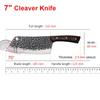 Kitchen Knives Chop Bone Cleaver Meat Vegetables Barbecue Boning Butcher Knife Wood Handle Hand Forged Blade Cooking Chef Knife