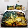 Anime Attack On Titan Printed Bed Set Duvet Cover Pillowcase Bedding Set Bed Linen Sheet Quilt Cover Full Queen King Size