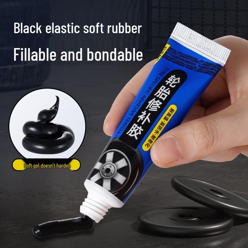 Гибкий быстросохнущий клей для ремонта автомобильных шин для трещин и повреждений боковины
