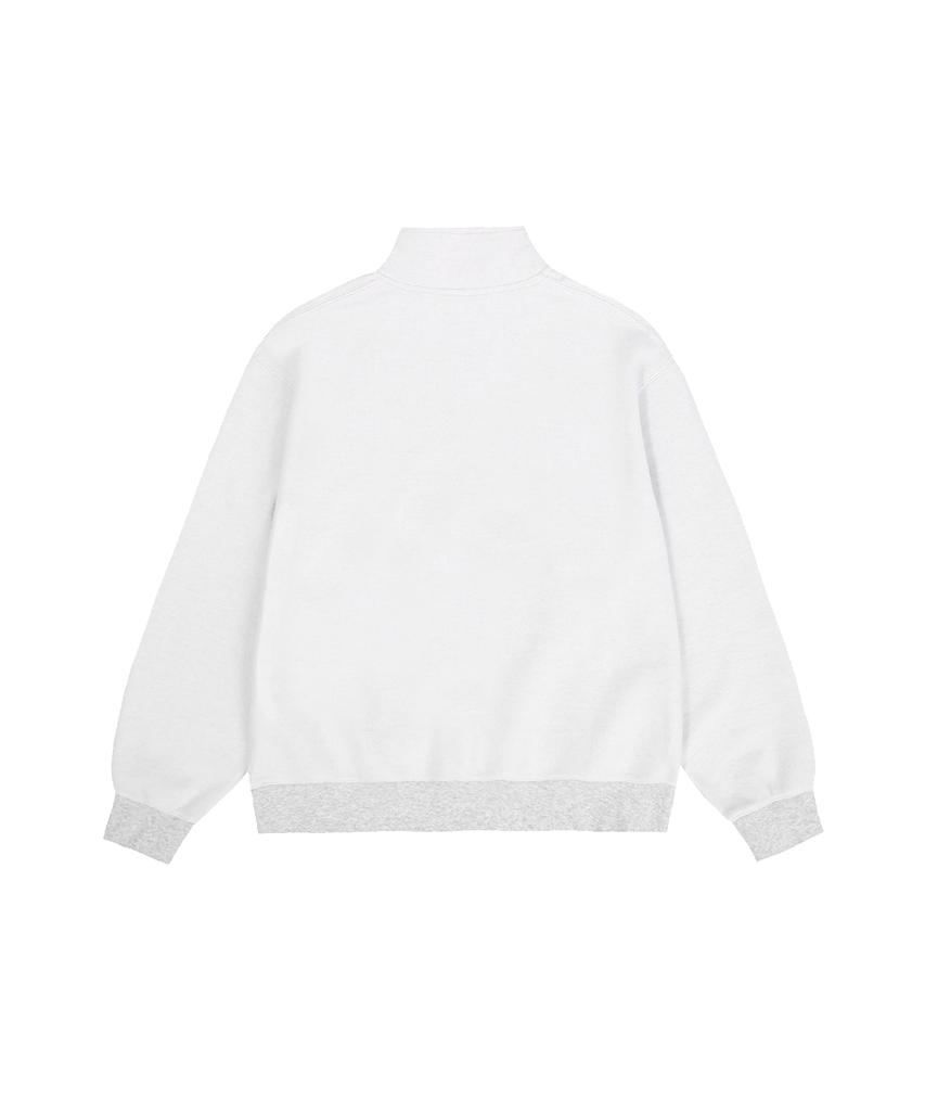 OHY Cracked Stripe Logo Anorak Mtm - Light Melange
