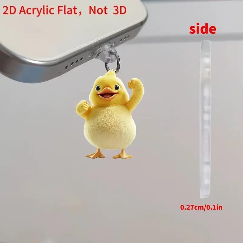 1/3 шт. Милый акриловый кулон-заглушка для пыли для телефона Чихуахуа для iPhone, Samsung и Xiaomi