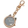 Fieldwork Women's Analog Pocket Watch with Keychain and Bag Charm, Gray, MKK2305P-4